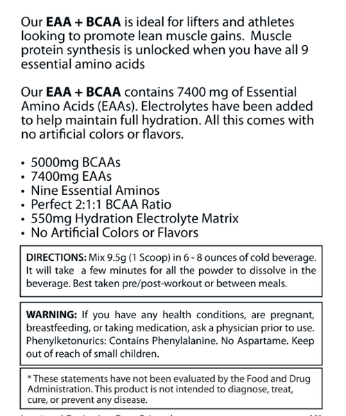 Klass BCAA + EAA