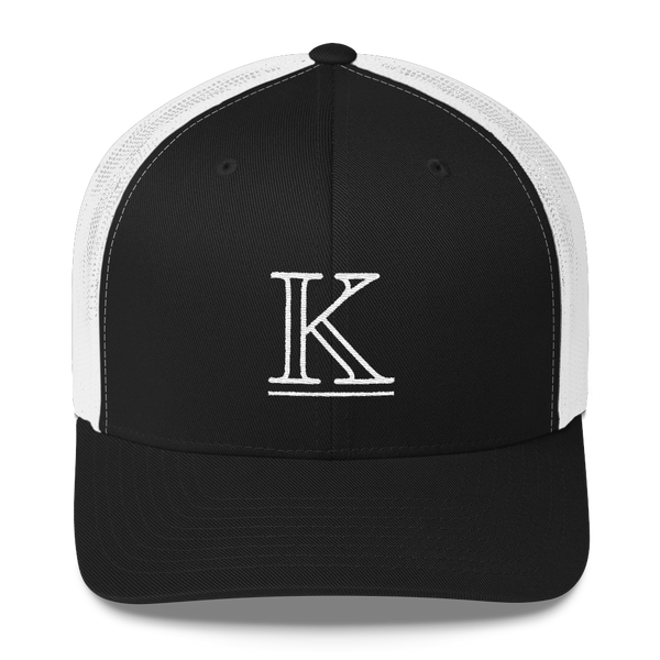 Premium K trucker snapback (unisex)