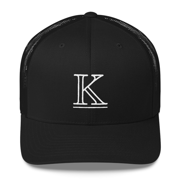 Premium K trucker snapback (unisex)