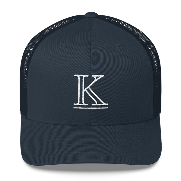Premium K trucker snapback (unisex)